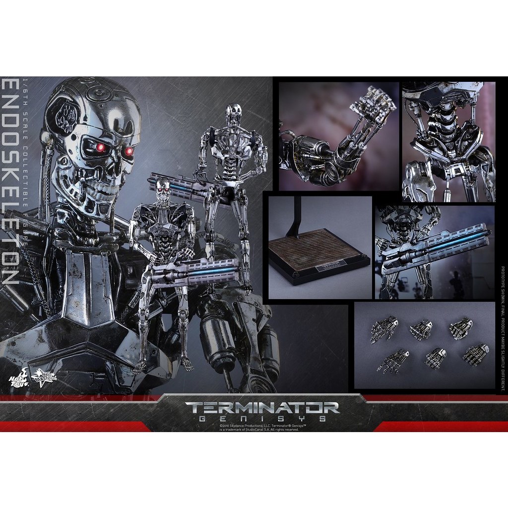 野獸國 Hot Toys MMS352 魔鬼終結者 1/6 內骨骼 T-800 非 DX10 DX13 QS002