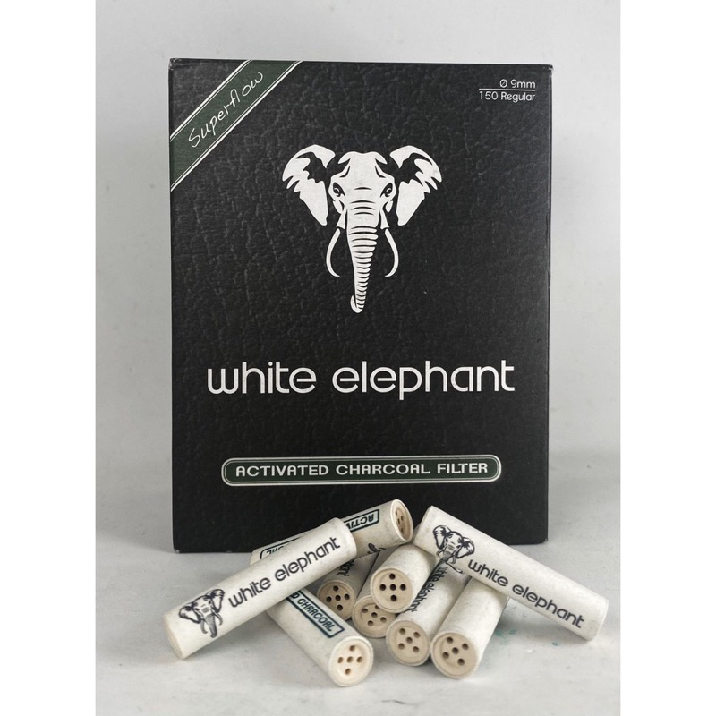《有實體店面》德國原裝進口 白象牌 大象牌 9mm 活性碳濾芯 150顆、40顆 菸嘴濾芯 菸斗 濾嘴 濾芯