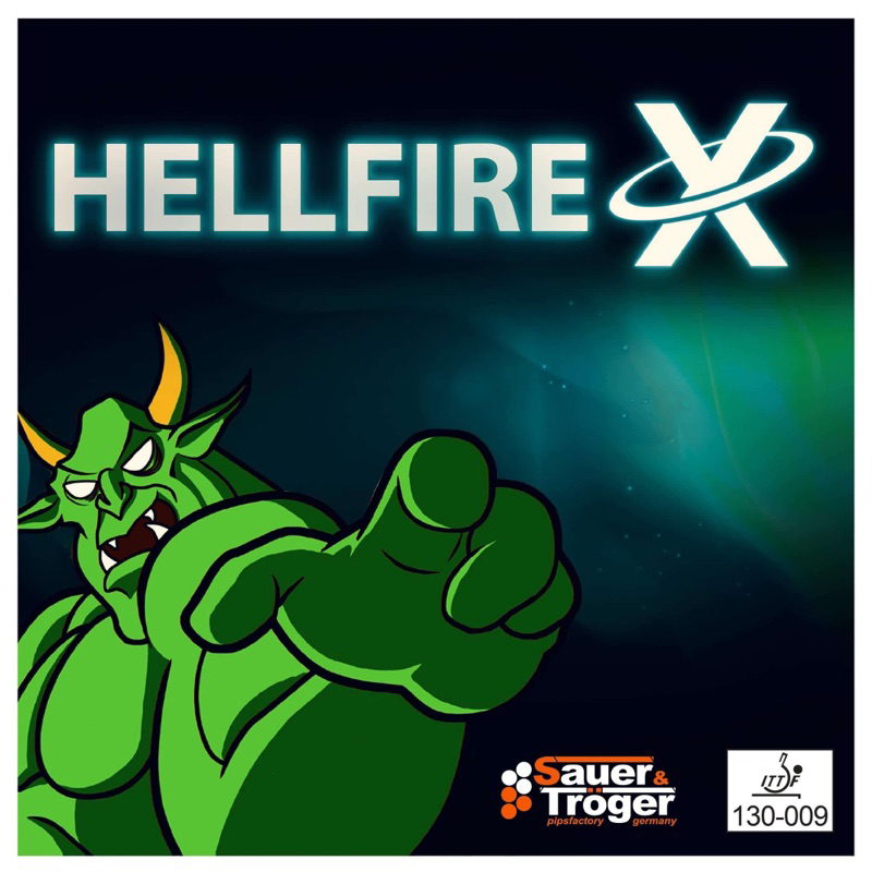 《桌球88》全新歐洲進口 🇩🇪德國製 Sauer Troger Hellfire X 地獄火 X 長顆 長顆粒膠皮 削球