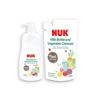 【德國 NUK】 植萃奶瓶蔬果清潔液組合 950ml+750ml