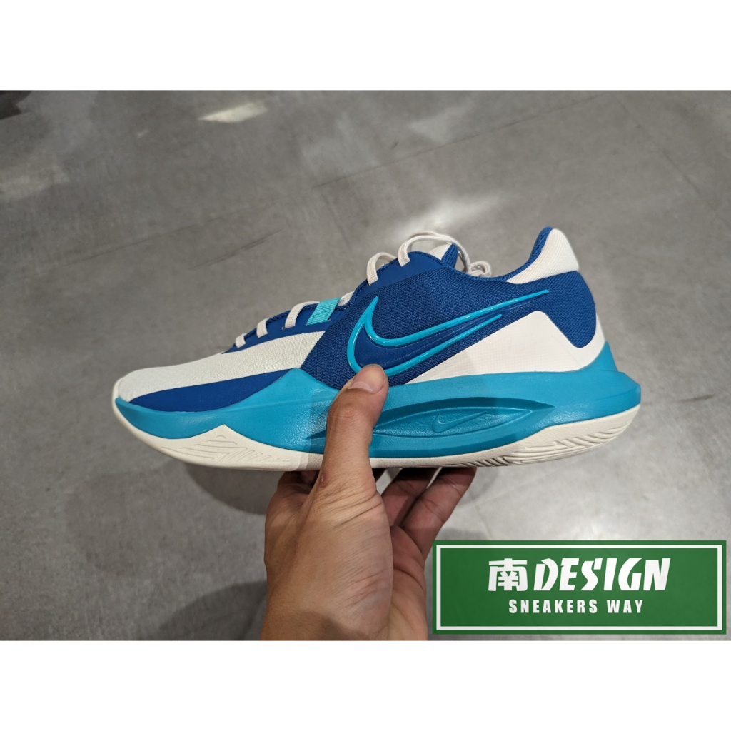 南🔥2023 9月 NIKE Precision 6 籃球鞋 緩震 低筒 穩固 男款 白藍 DD9535-008