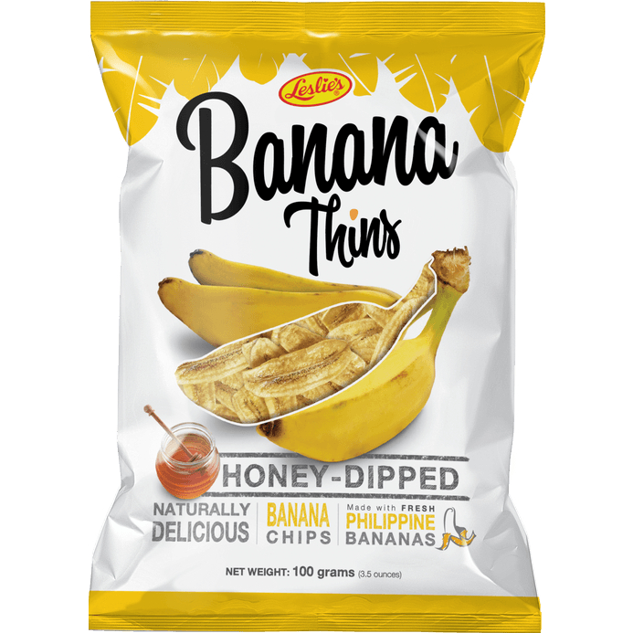 菲律賓 LESLIE'S 香蕉 脆片 蜂蜜 香蕉片 Banana Thins Honey Dipped 100g