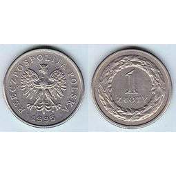 【全球郵幣】波蘭 1 ZtOTY 1995 POLAND AU