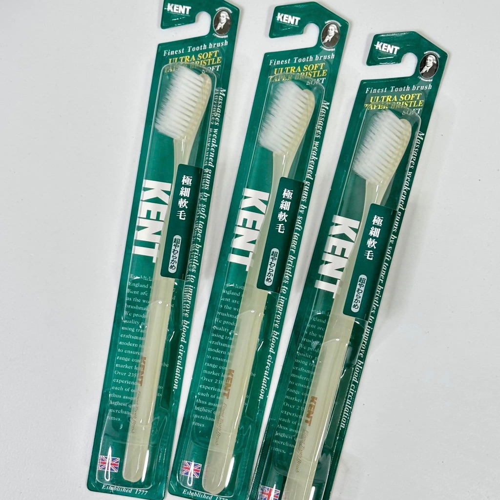 [現貨🇯🇵🔜] KENT 日本製 超細軟毛 牙刷 牙齒 清潔 日本進口 池本牙刷 浴室 實用小物