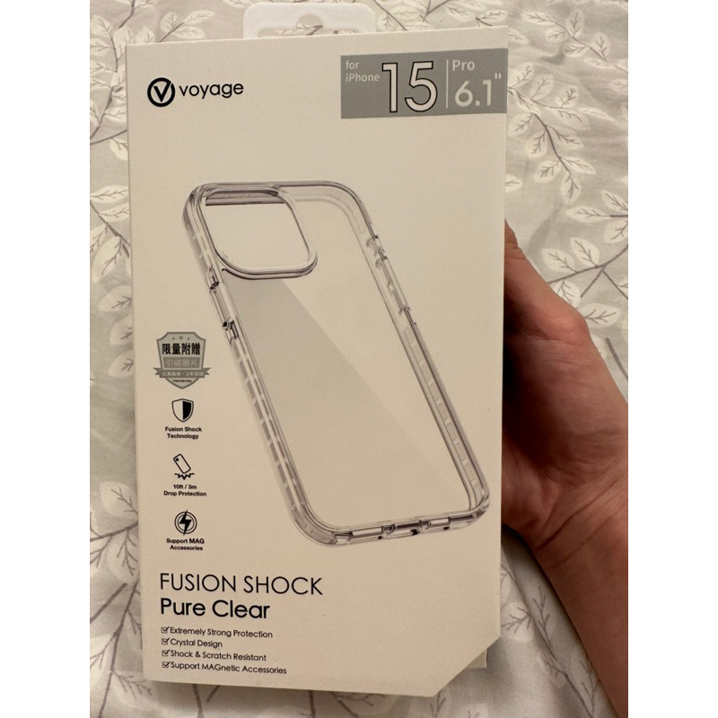 VOYAGE 超軍規防摔保護殼-Pure Clear 純淨-iPhone 15 Pro(6.1")