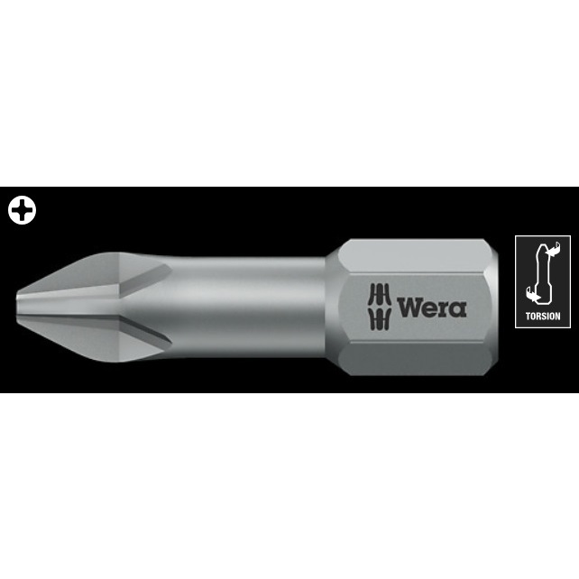 瘋狂買 德國 Wera 維拉 851/1TZ-PH 1/4"六角十字起子批頭系列 PH1/PH2/PH3*25mm 特價