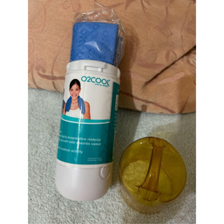 全新庫存新品美國品牌O2COOL涼感巾/冷感巾/運動毛巾 藍色