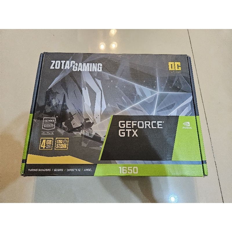 Zotac Gtx1650 免插電