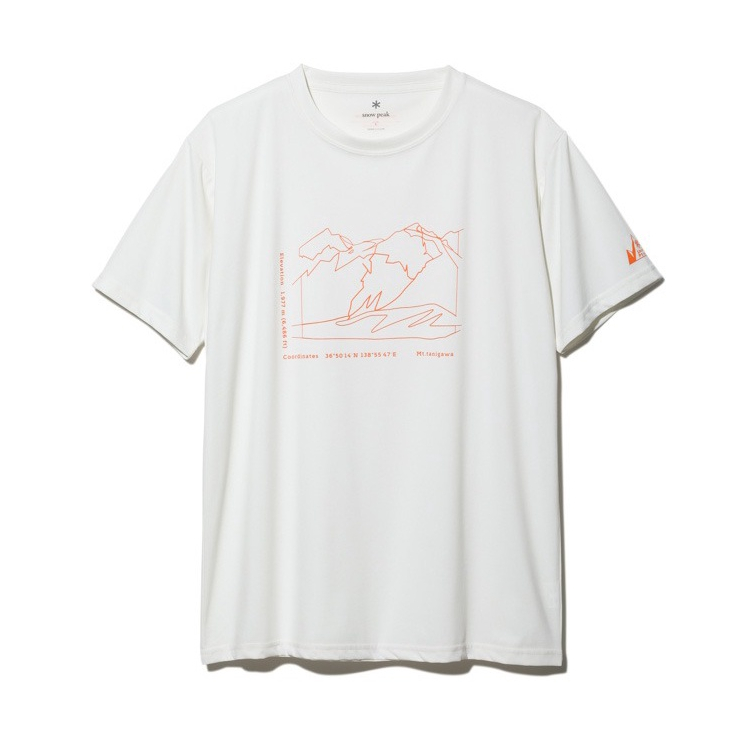 奇星  snow peak MofM 印花T恤 (短袖) 白色 #MM4210-TS0202WH