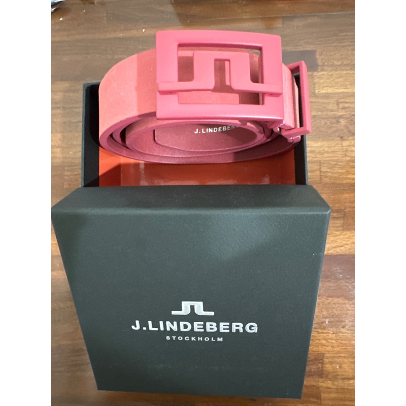 j.lindeberg JL 皮帶附原包裝盒