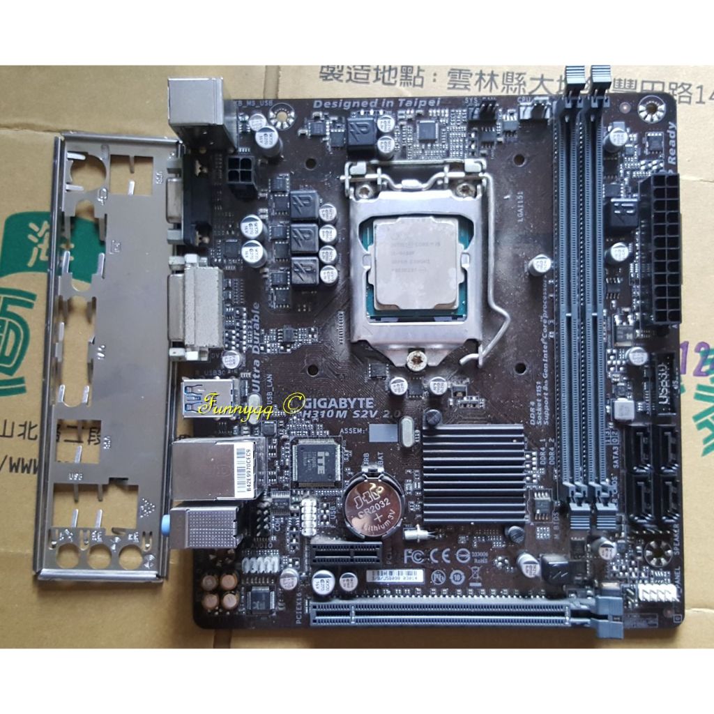 I5 9400F + H310M  S2V (1151) 腳位 CPU