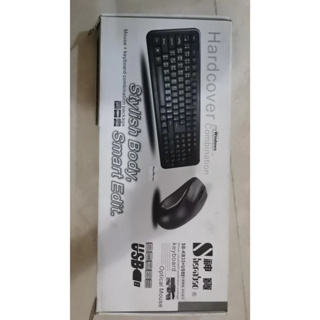 【福利品】神寶 有線鍵盤滑鼠套組 SB-KB33