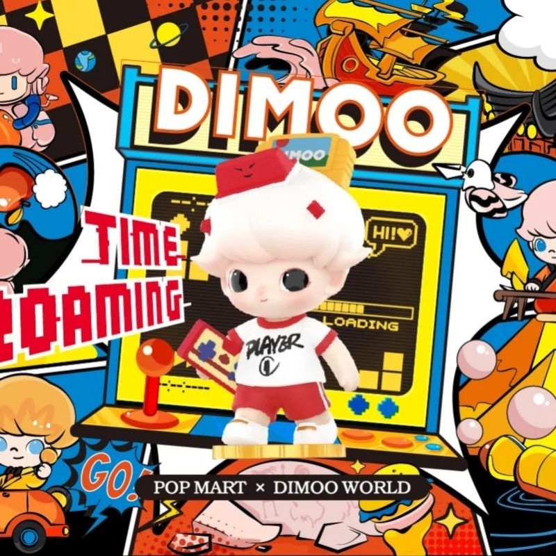 Dimoo 時光漫遊系列-編號D01、錦衣衛的泡泡槍