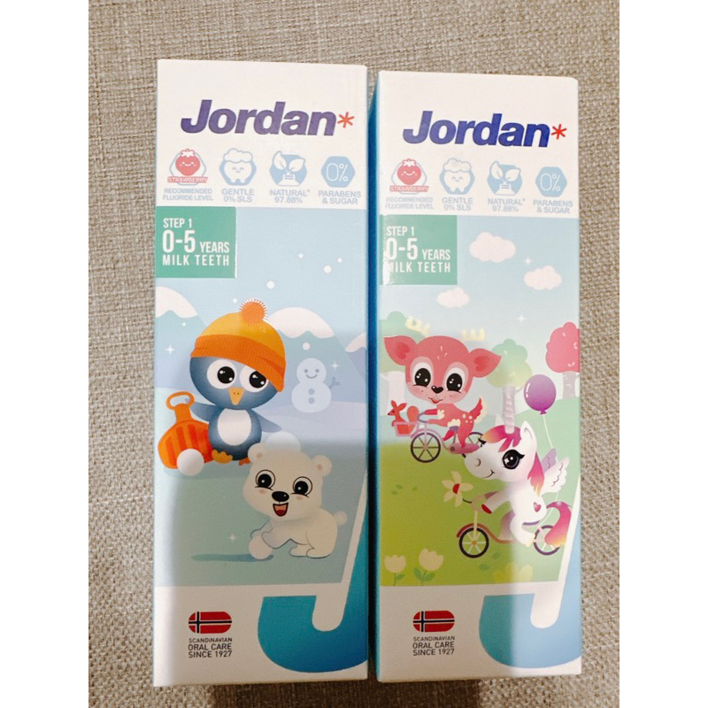 💗3～5歲 Jordan牙膏、牙刷💗