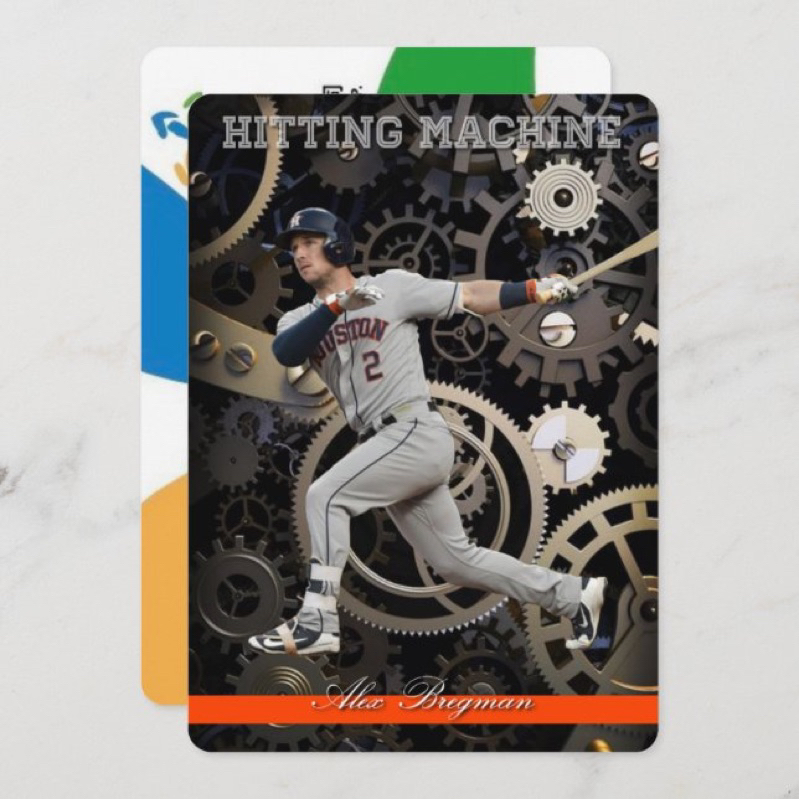 MLB 太空人隊 Alex Bregman 球星悠遊卡 E (實體悠遊卡,非貼紙) Houston Astros