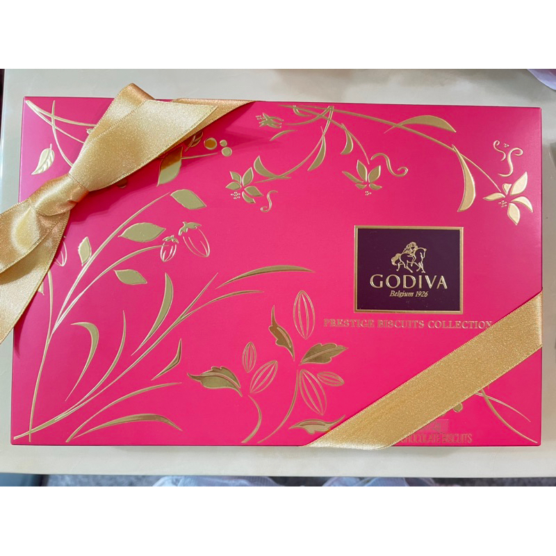 GODIVA 特濃巧克力餅乾32片裝附提袋聖誕節禮物