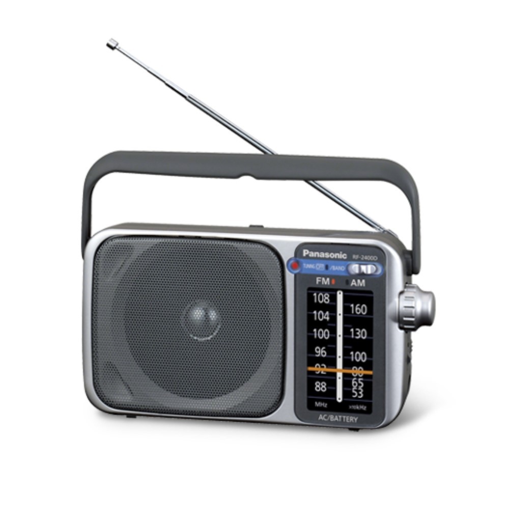 【國際牌 Panasonic】RF-2400D 便攜式AM/FM收音機 免運 可插電使用