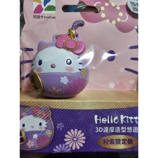 Hello kitty 3D 達摩造型悠遊卡