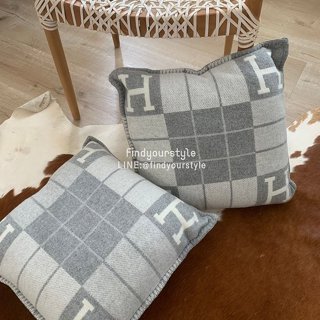 Findyourstyle 正品代購 HERMES AVALON 灰色抱枕
