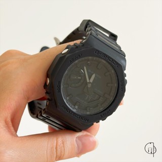 CASIO G-SHOCK 八角農家橡樹雙顯橡膠腕錶 黑 GA-2100-1A1DR【 肆玥.co 】