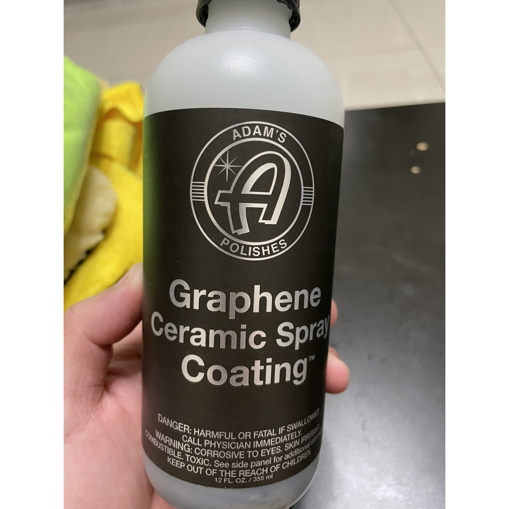 adam's亞當Graphene Ceramic Spray Coating石墨烯9H陶瓷塗層噴塗 鍍膜維護劑