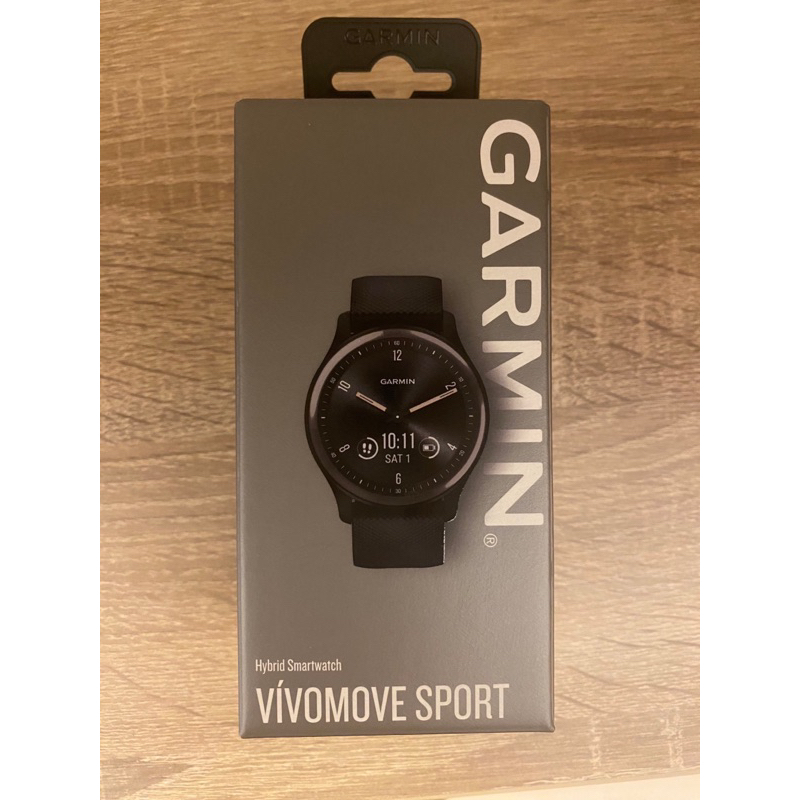 Garmin vívomove Sport 黑色 指針智慧腕錶 智慧手錶 010-02566-20