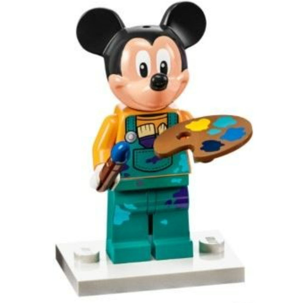 磚家 LEGO 樂高 人偶 Mickey Mouse 米奇 米老鼠 畫家 43221 dis115 含配件