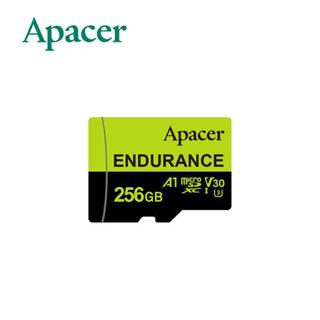 Apacer宇瞻 microSDXC 256GB 128GB 64GB V30 A1(U3)高效耐用監控記憶卡
