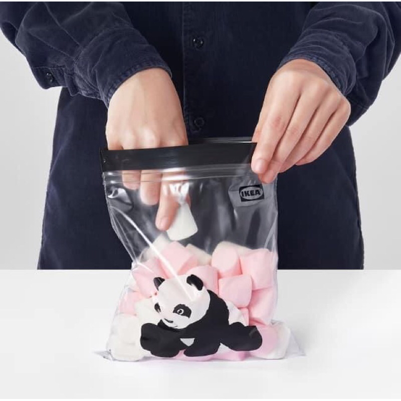 日本IKEA涉谷限定熊貓保險夾鏈袋🐼
