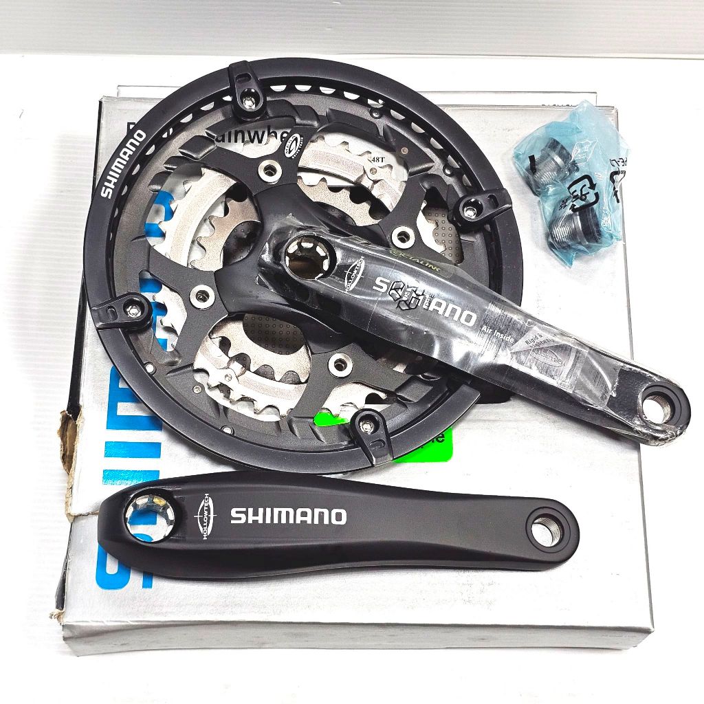 全新SHIMANO FC-M521 黑款 48/36/26 9速 八爪大盤組  登山車大盤 城市車大盤組