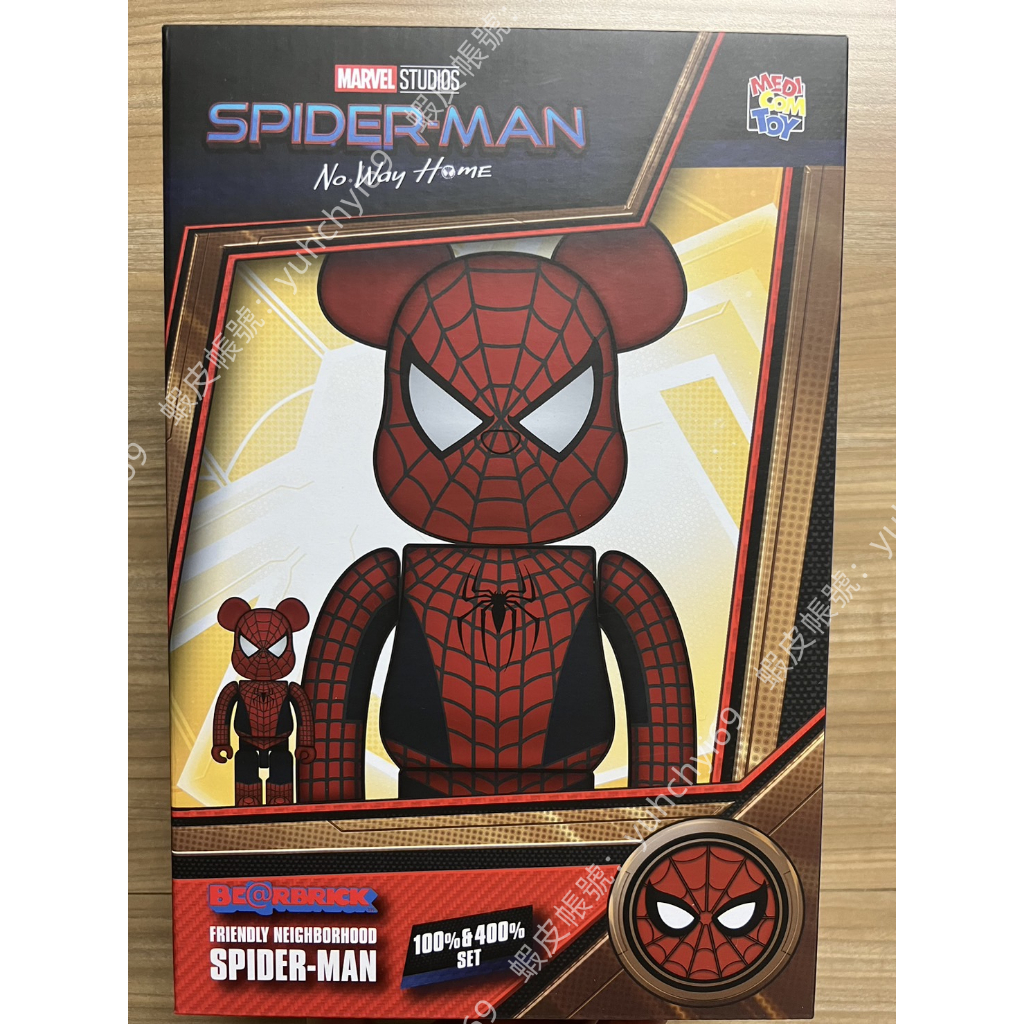 BE@RBRICK Friendly Neighborhood Spider Man 好鄰居 蜘蛛人 Bearbrick