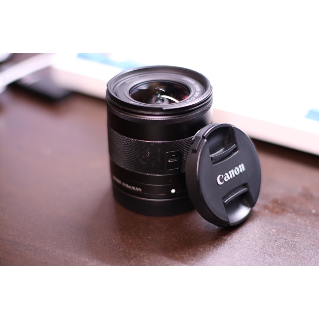 Canon EF-M 11-22mm F4-5.6 IS STM 八成新 適用EOS M系列 超廣角鏡頭自拍鏡頭二手鏡頭