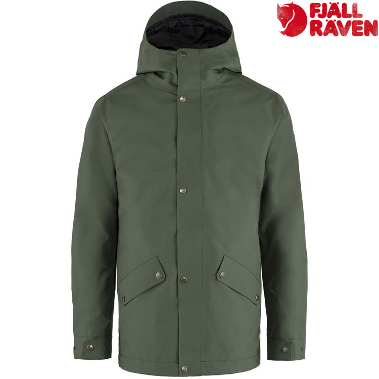 Fjallraven 北極狐 Visby 3 in 1 男款 防水填充夾克/三合一保暖外套 84130 662 深森綠