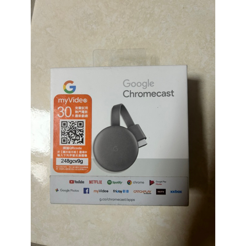 Google chromecast 3電視棒、第三代Wi-Fi版