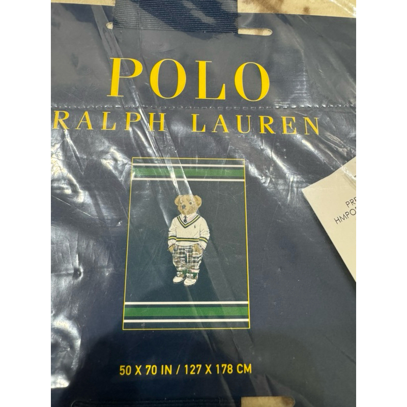 POLO RALPH LAUREN 小熊毯