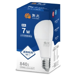 舞光LED燈泡 E27 7W 白/黃/自然光