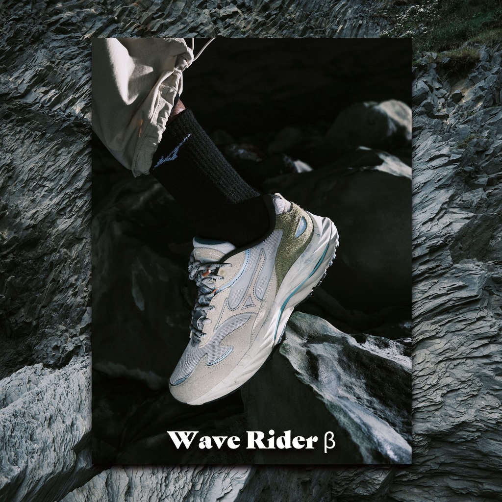 Mizuno 休閒鞋 Wave Rider B Nomad Pack 米白 沙色 男鞋 美津濃  D1GA2356-01