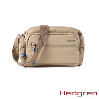 Hedgren INNER CITY系列 RFID防盜 雙側袋 側背包 摺紋米