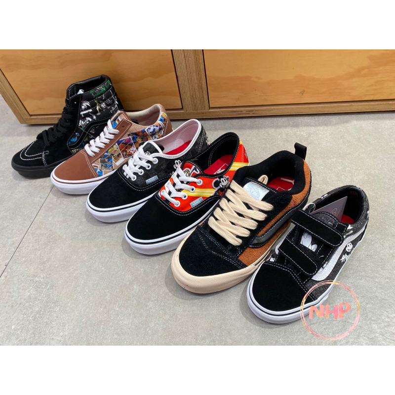 Vans x Disney 迪士尼 100週年 authentic Knu 聯名 米奇 米妮 休閒 復古 塗鴉 板鞋