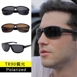 TR90偏光Polarized太陽眼鏡 超輕量僅20g 男款大框墨鏡 太陽眼鏡 抗UV400 【91566】