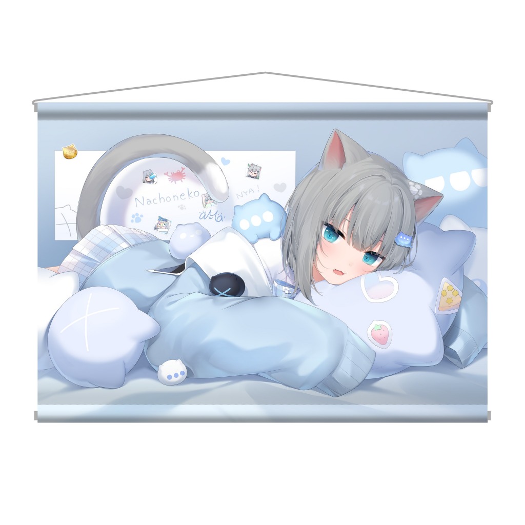 【喵生屋】在庫預購 NACHONEKO 甘城なつき B2橫掛軸 官網商品