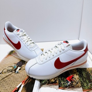 SunQ Select NIKE CORTEZ 女款 阿甘鞋 休閒鞋 復古 奶油底 紅白