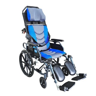 【海夫】耀宏機械式輪椅(未滅菌) YAHO 超輕量鋁合金 躺式輪椅中輪 B款輪椅-附加功能A+B (YH118-1)