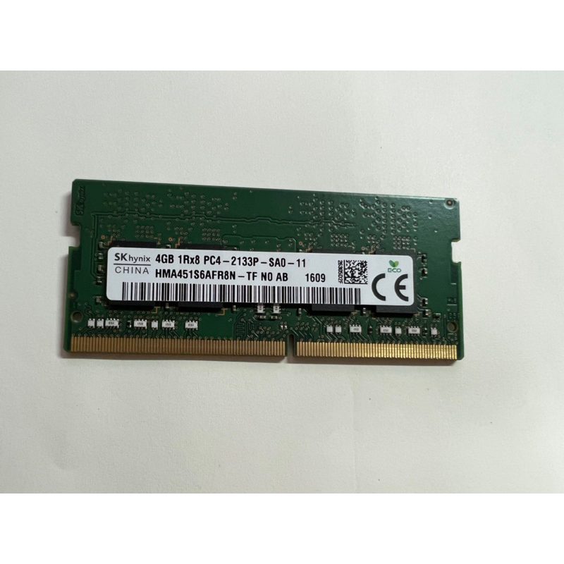 電腦雜貨店～海力士DDR4 4GB 2133 雙面顆粒 筆記型電腦記憶體 二手良品 $150