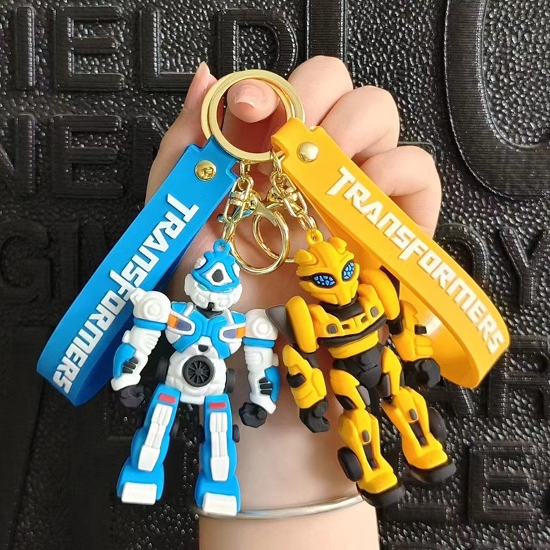 🔥新品🔥精緻 鋼彈超人 戰鬥 機器人 鑰匙圈 變形金剛 鑰匙扣 吊飾 汽車掛件 學生 舒壓玩具 交換禮物 情侶 娃娃
