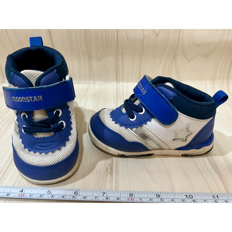 二手、A-日本月星Moonstar機能童鞋 HI系列 寶寶學步鞋