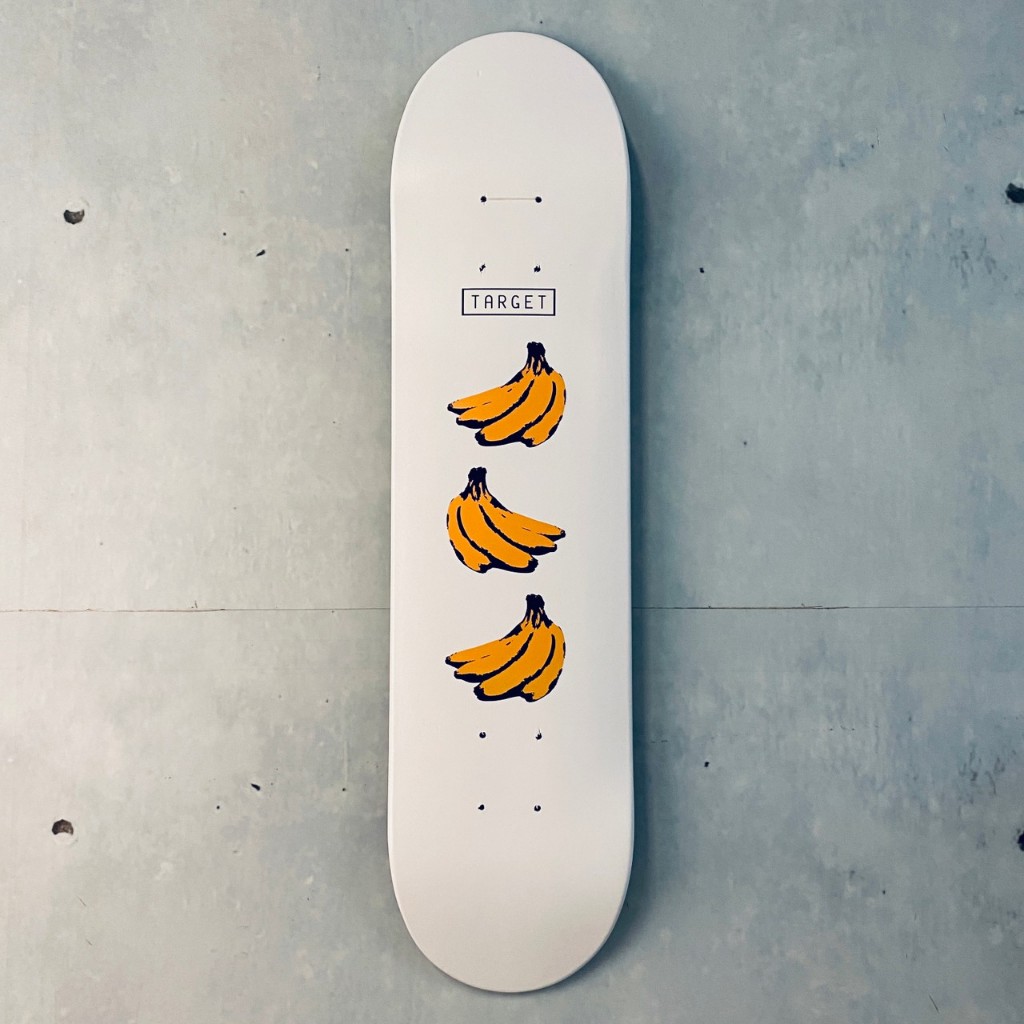TARGET SPORTS 香蕉印花7.25 滑板 板身 專業滑板(適合4-10歲)