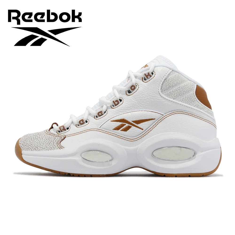 REEBOK QUESTION MID 籃球鞋 高筒 運動鞋 白咖啡 100033893 US13 US14 大尺寸