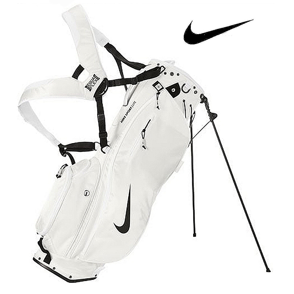 Nike Golf Sport Lite 超輕量高爾夫腳架袋 #101 雪白