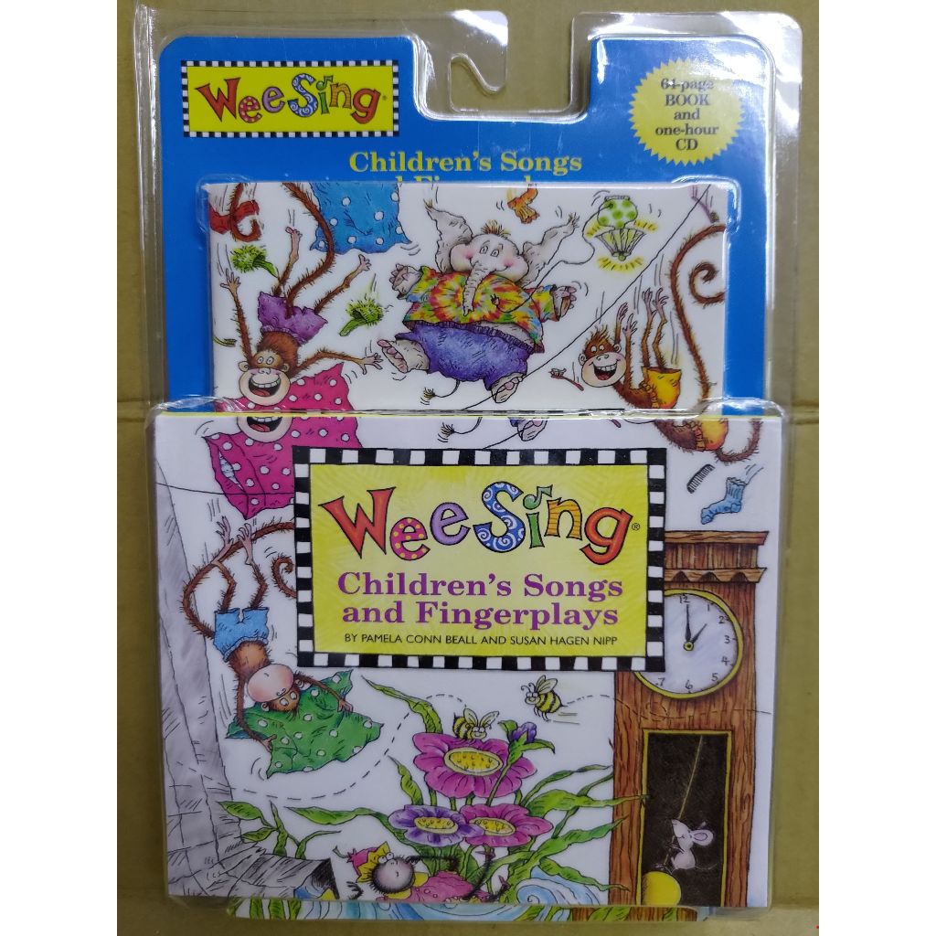 【有聲童謠】 Wee Sing: Children's Songs and Fingerplays童謠(CD+歌詞本)